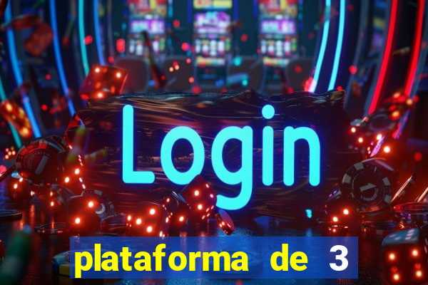 plataforma de 3 reais jogo